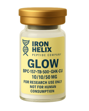 glow blend: bpc 157 (10mg) + tb 500 (10mg) + ghk cu (50mg) | 70 mg