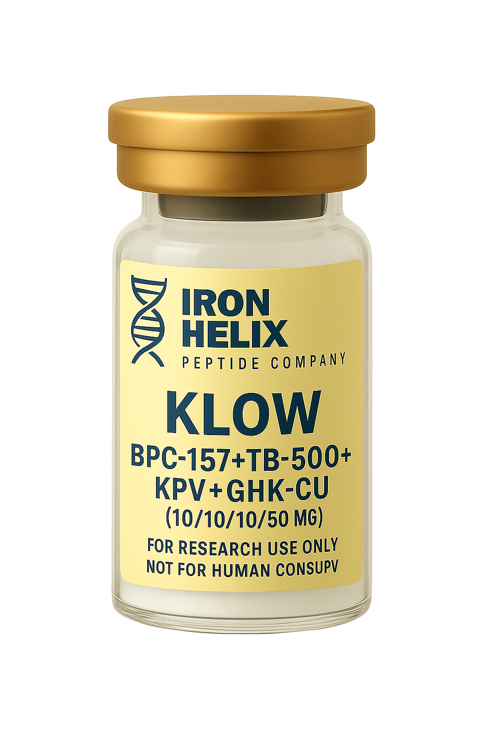 Blends klow blend: ghk cu (50mg) + bpc 157 (10mg) + tb500 (10mg) + kpv (10mg) | 80 mg